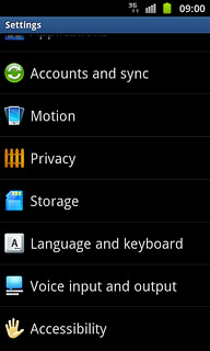 Press Accounts and sync.