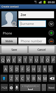 Press Surname and key in the required last name.
