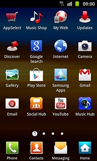 Press Samsung Apps.