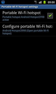 When the box next to the menu item is ticked (V), the function is turned on.