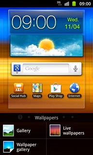 If you select Gallery:Go to the required folder.
