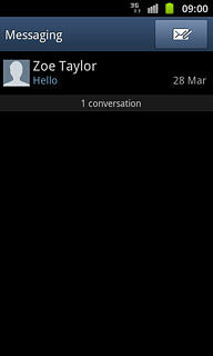 Press the required sender.