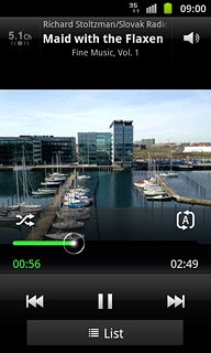 To go to the previous audio file:Press arrow left twice.