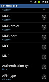 Press Authentication type.