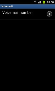 Press Voicemail number.