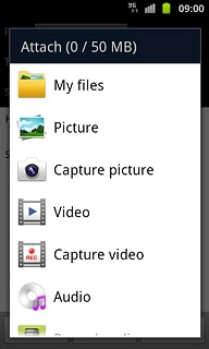 Press My files.Go to the required folder.