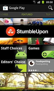 To search by category:Press CATEGORIES at the top of the display.Go to the required category.