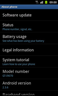Press Software update.