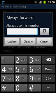 Press Disable.Repeat until all diverts have been cancelled.