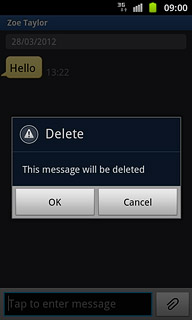 Press OK to confirm.