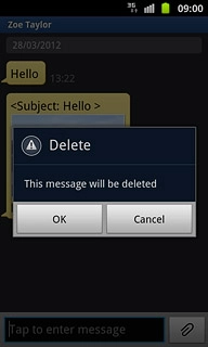 Press OK to confirm.