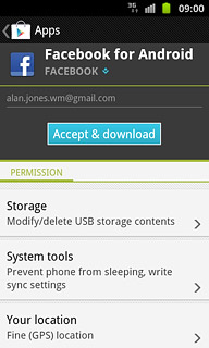 Press Accept & download.Wait while the application is downloaded and installed.