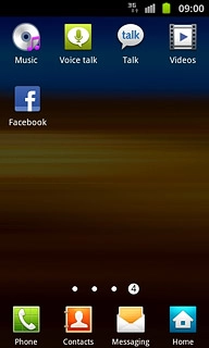 Press Facebook.