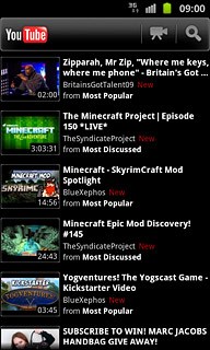 Press the search icon.