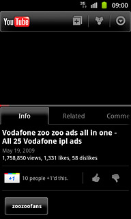 Start playing the required video clip, see above.Press the add as favourite icon.