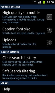 Press Clear search history.