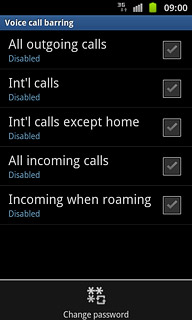 Press Change password.