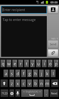 You can select a number of settings when keying in text.The following steps show you how to change writing language, turn on word completion and write text.The following steps require that you're writing text and that the keypad is visible.