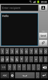 Press the required numbers or the required symbols.