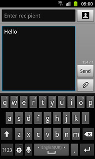 To insert one number:Press and hold the key with the required number until the number is displayed.