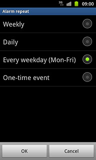 Every weekday (Mon-Fri)