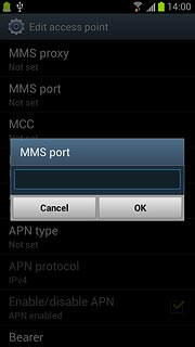 Key in 80 and press OK.