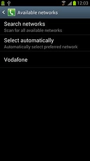 Press Select automatically.