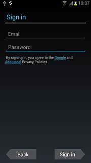 Press Sign in.Follow the instructions on the display to select settings for Google account.
