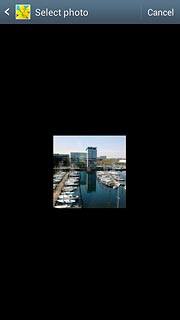 Go to the required folder.Press the required picture.