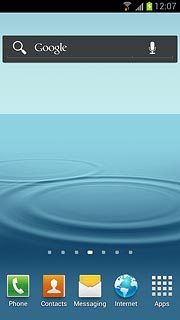 The battery charging icon shows that the battery is charging.Further information: Charge the battery