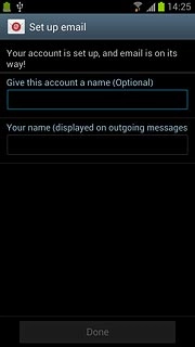 Press the field below Give this account a name (Optional) and key in the required name.