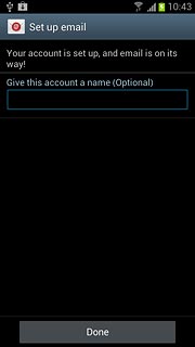 Press the field below Give this account a name (Optional) and key in the required name.