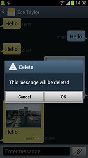 Press OK to confirm.
