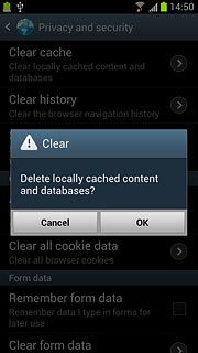 Press OK to confirm.