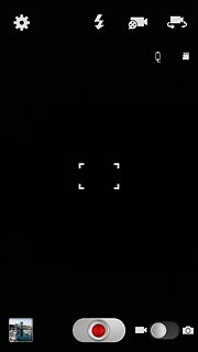To turn on video light:Press the video recorder settings icon.