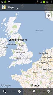 Press the search icon.Key in the required destination.Results matching what you key in are displayed.