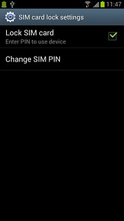 Press Change SIM PIN.