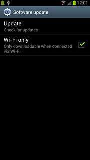 Press Update.If a new software version is available, it's displayed.Follow the instructions on the display to update your phone's software.