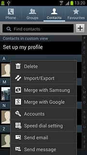 Press Import/Export.