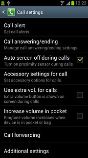 Press Additional settings.