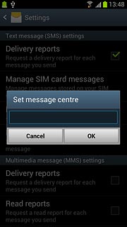 Key in +35387699989 and press OK.