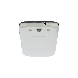 Turn the back of your phone towards you.Take hold of the top of the back cover and remove it.