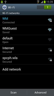 When the indicator turns green, Wi-Fi is turned on.