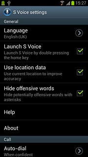 When the box next to the menu item is ticked (V), the function is turned on.