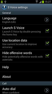 When the box next to the menu item is ticked (V), the function is turned on.