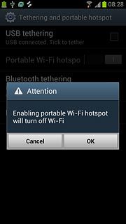 Press OK, if required.