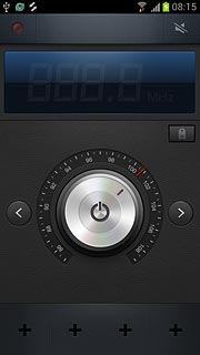 If required, press the power on icon.Follow these instructions to use the radio.