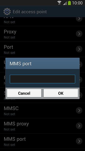 Key in 80 and press OK.
