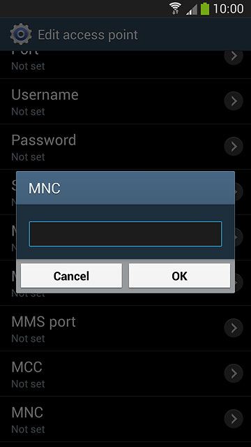 Key in 01 and press OK.