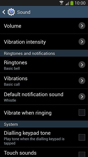 Press Ringtones.